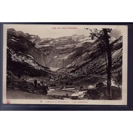 Carte postale 65 - Cirque de Gavarnie - vue d'ensemble - Voyage - Dos divise Artisanat