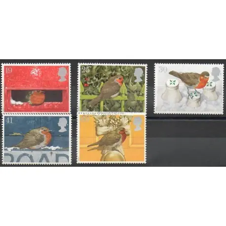 Grande-Bretagne - 1995 - No 1842/1846 - Oiseaux Commander Vite