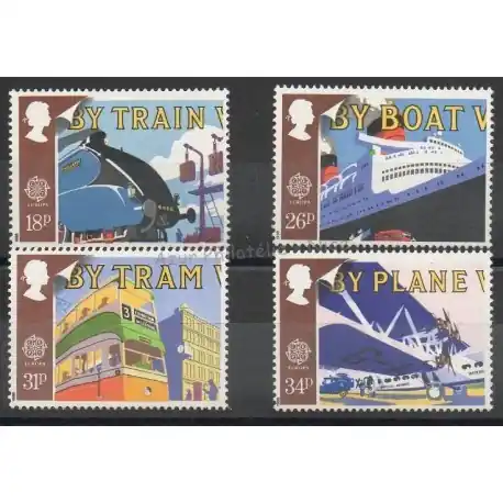 Prix Réduit Grande-Bretagne - 1988 - No 1311/1314 - Transports