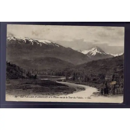 Carte postale 65 - La vallee d' Argeles et le Viscos vus de la tour du Vidalos - Voyage - D Jusqu’à Épuisement Des Stocks