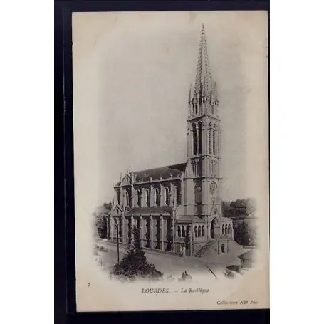 Carte postale 65 - Lourdes - la Basilique - Non voyage - Dos non divise Top Qualité