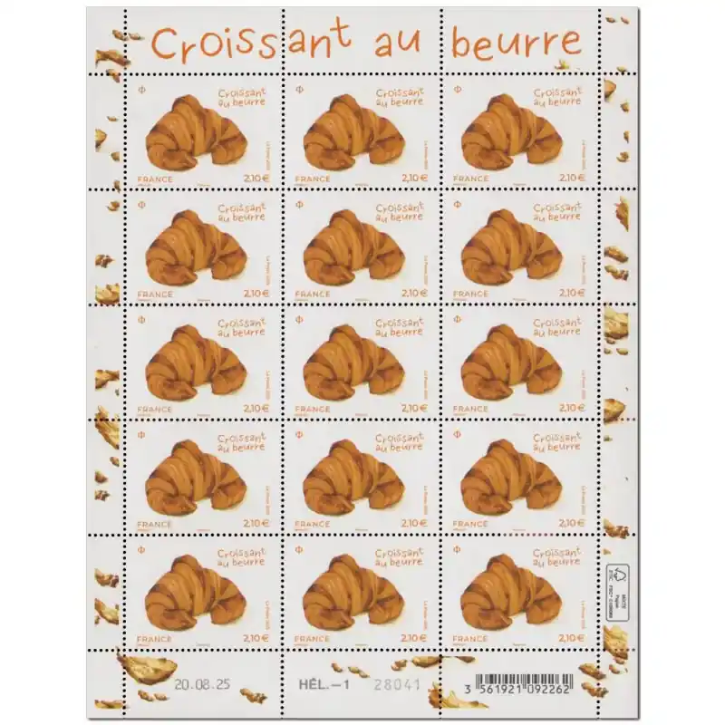 Achat Immédiat Timbre Croissant au beurre en feuillet de France N°F200 neuf**.