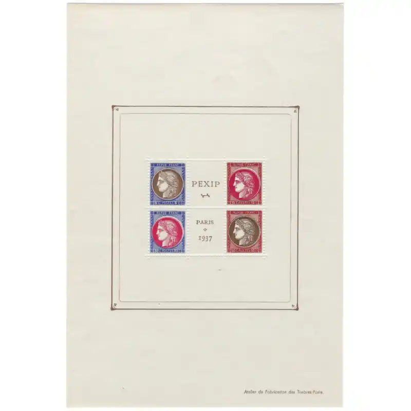 Prix Réduit Bloc feuillet de timbres N°3c - PEXIP neuf**.