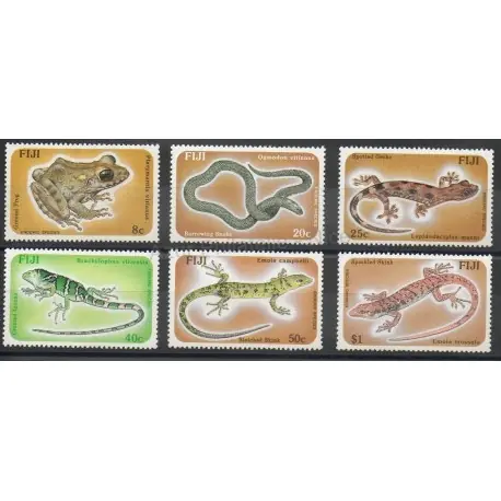 Livraison Mondiale Fidji - 1986 - No 548/553 - Animaux