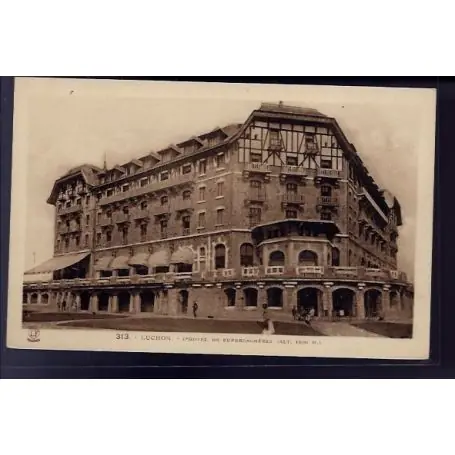 Carte postale 65 - Luchon - L' Hotel de superbagneres - Non voyage - Dos divise Quantité Limitée