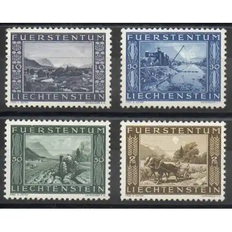 Liechtenstein - 1943 - No 193/196 Livraison Express