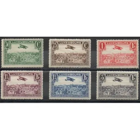 Luxembourg - 1931- No PA1/PA6 - Avions Dernière Chance