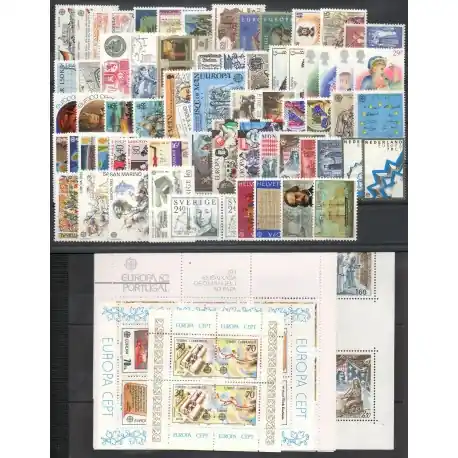 Top Qualité Europa - 1982 - 67 valeurs - 6 BF - 35 pays - Histoire