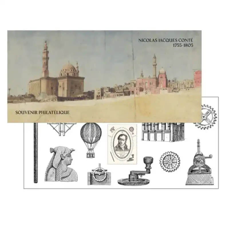 Bloc souvenir N°227 Nicolas Jacques Conté neuf**. Haute Qualité