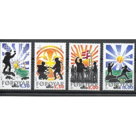 Premium Féroé (Iles) - 2000- No 371/374 - Religion