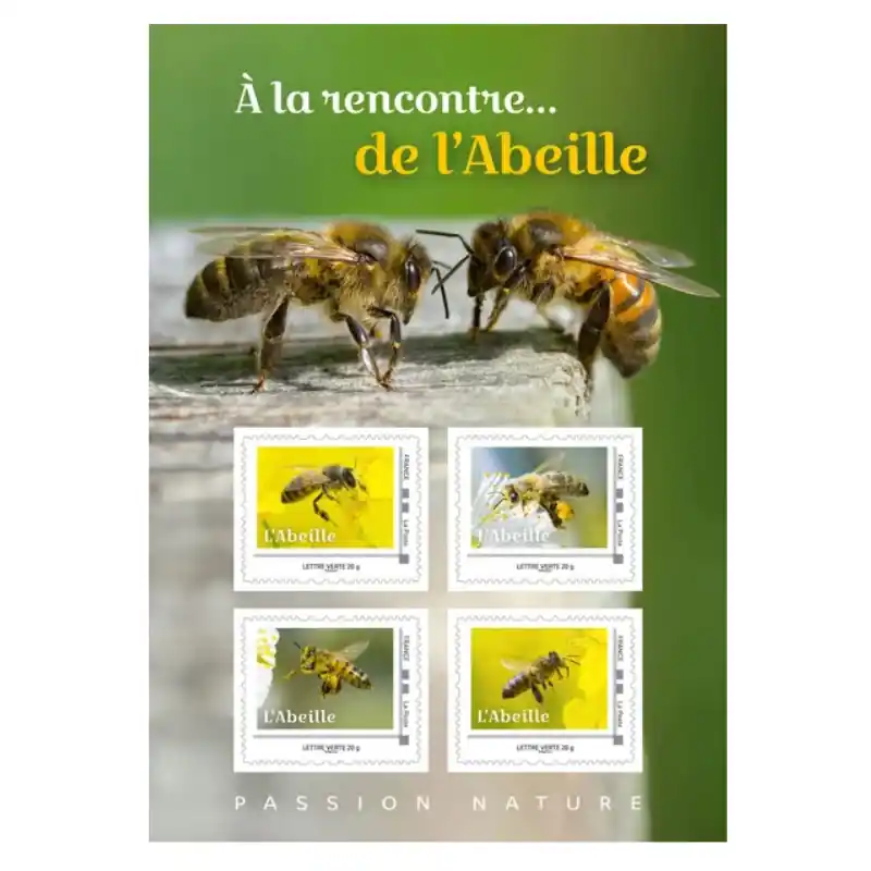 Vente Directe Collector 4 timbres - A la rencontre de l'Abeille.