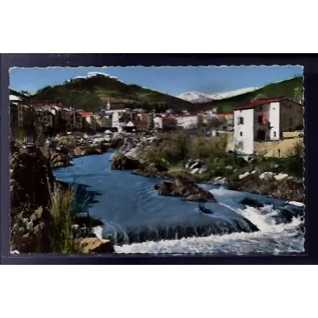Soldes Carte postale 66 - Amelie-les-Bains - Le tech - vallee du Tech - au fond le canigou - Voyag