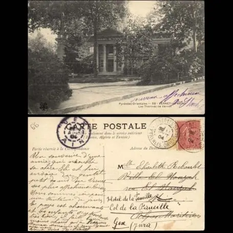 Artisanat Carte postale 66 - Vernet les Bains - Les thermes de Vernet