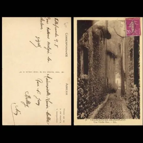 Carte postale 66 - Villefranche de Conflent - Une vieille rue Commander Maintenant