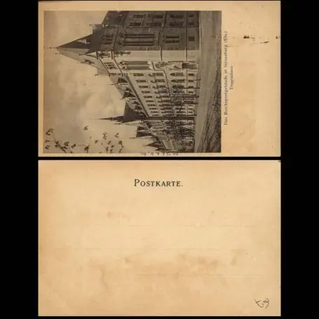 Meilleur Choix Carte postale 67 - Das Reichpostgebaude in Strassburg - Treppenthurm