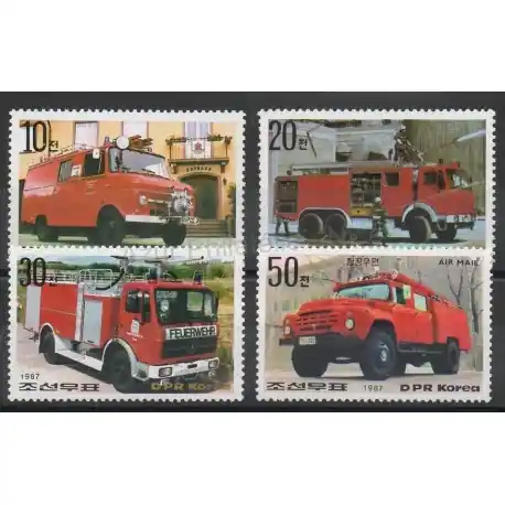 CdN - 1987- No 1869/1871 - PA20 - Pompiers Top Qualité