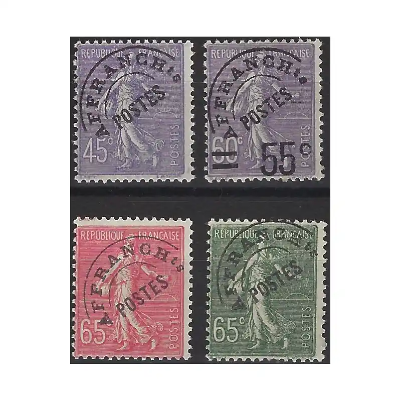 Timbres préoblitérés de France N°46-49 série neuf**. Meilleur Prix