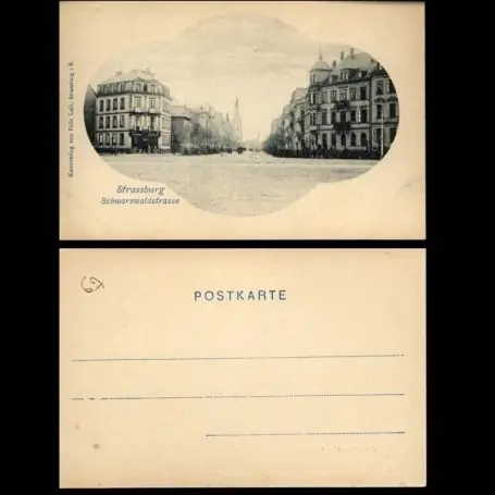 Haute Qualité Carte postale 67 - Stassburg - Schwarzwaldstrasse - Felix Luib