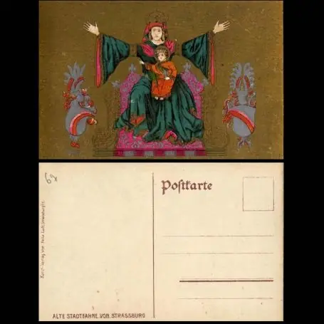 Usine Directe Carte postale 67 - Strasbourg - Alte Stadtfahne von Strassburg