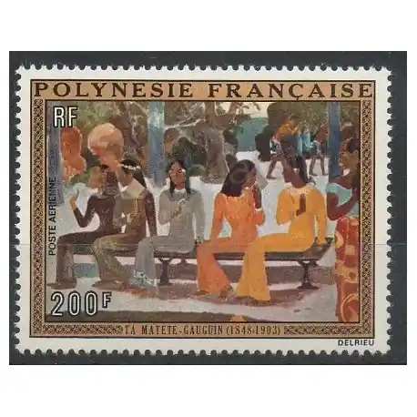 Polynésie - Poste aérienne - 1973 - No PA75 - Peinture Réduction