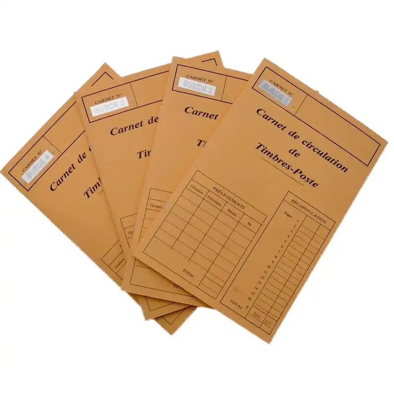 Lot de timbres de Suède 1872-1994 oblitérés en 4 carnets à choix. Bon Marché