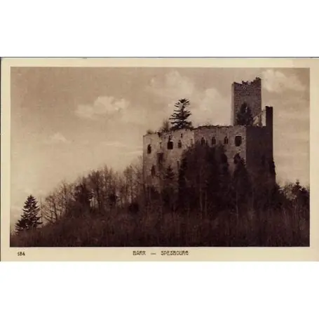 Carte postale 68 - Barr - Spesbourg - Chateau - Non voyage - Dos divise Commander Maintenant