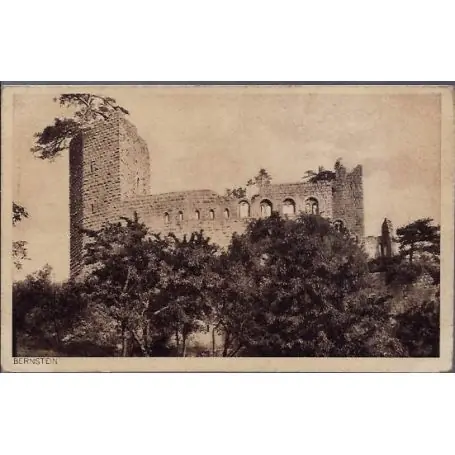 Carte postale 68 - Bernstein - Chateau en ruine - non voyage - Dos divise Soldes