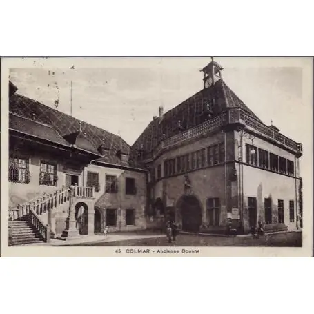 Vente Directe Carte postale 68 - Colmar - Ancienne Douane - voyage - Dos divise