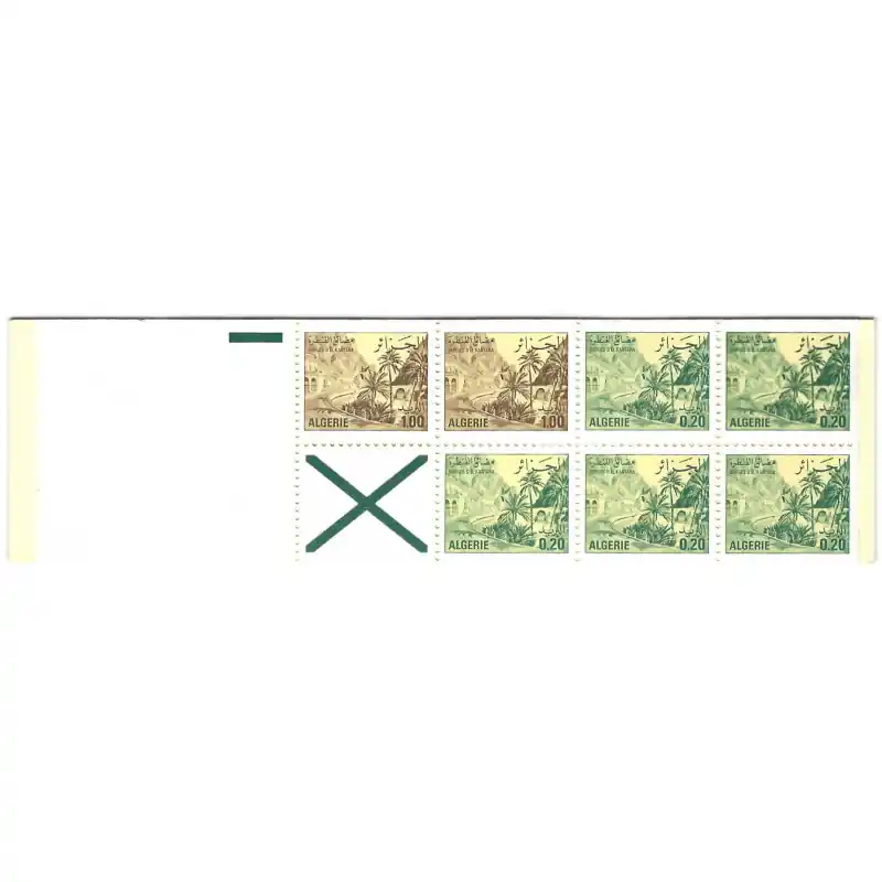 Gorges d'El Kantara carnet de timbres d'Algérie N°C659a neuf**. Nouveauté