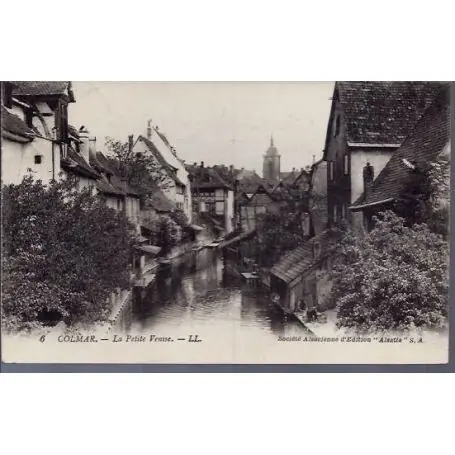 Carte postale 68 - Colmar - La petite Venise - Voyage - Dos divise Acheter Direct