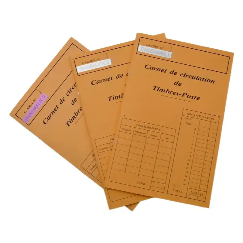 Lot de timbres de Danemark 1864-1997 oblitérés en 3 carnet à choix. Réduction