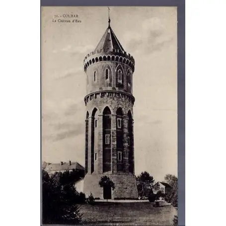 Authentique Carte postale 68 - Colmar - Le chateau d'eau - Non voyage - Dos divise