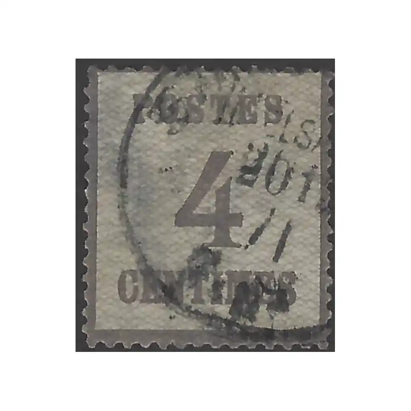 Meilleur Choix Alsace Lorraine timbre N°3 oblitéré.