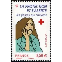 Timbre de collection France - 4520 Retour Gratuit