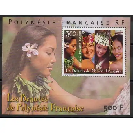 Polynésie - Blocs et feuillets - 2000 - No BF25 Nouvelle Collection