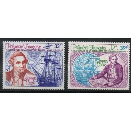 Polynésie - Poste aérienne - 1978 - No PA130/PA131 - Célébrités - Bateaux Acheter En Ligne