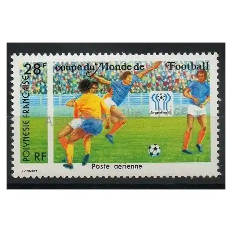Polynésie - Poste aérienne - 1978 - No PA137 - Coupe du monde de football Acheter En Ligne