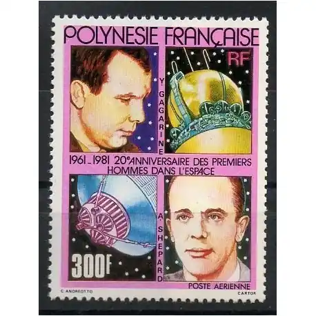 Polynésie - Poste aérienne - 1981- No PA 161 - Espace Seulement Aujourd’hui