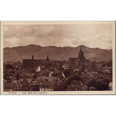 Promotion Carte postale 68 - Colmar - Vue sur les Vosges - Non voyage - Dos divise