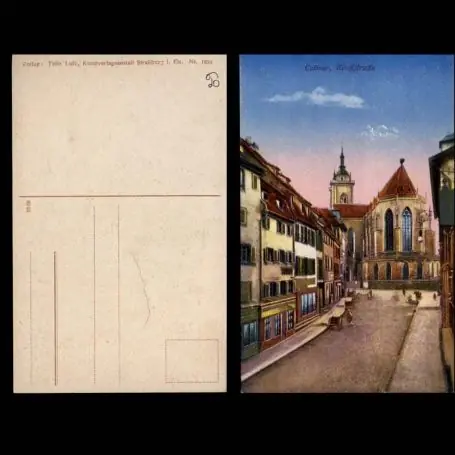 Populaire Carte postale 68 - Colmlar - Kirchstrasse