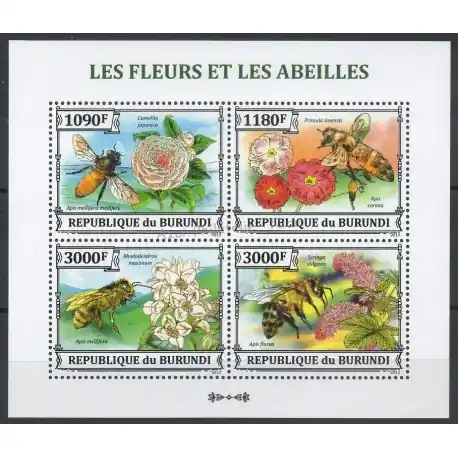 Premium Burundi - 2013- No 2094/2097 - Insectes