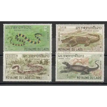 Meilleur Prix Laos - 1967- No 167/170 - Animaux