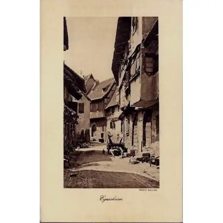 Original Carte postale 68 - Eguisheim -Ruelle - Non Voyahe - Dos divise