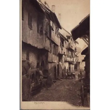 Offre Du Jour Carte postale 68 - Eguisheim -Vue d'une ruelle et ses maisons - Non voyage - Dos divise