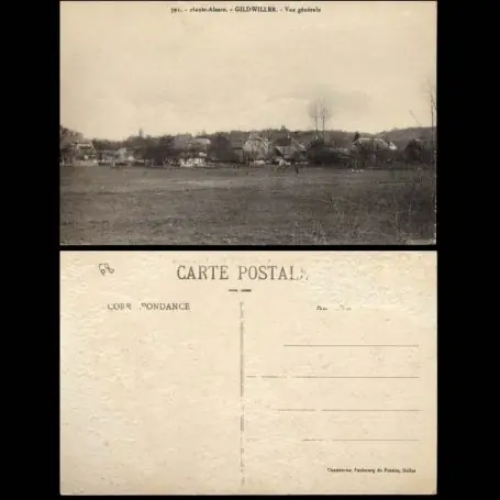 Satisfait Ou Remboursé Carte postale 68 - Gildwiller - Vue generale