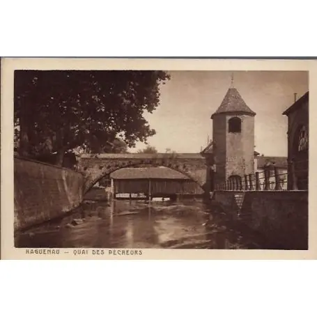 Nouvel Arrivage Carte postale 68 - Haguenau - Quai des Pecheurs - Non voyage - Dos divise