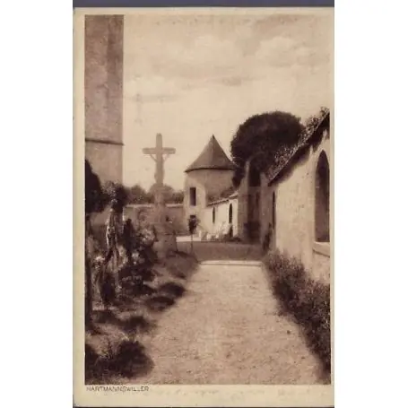 Carte postale 68 - Hartmannswiller - chemin - Non voyage - Dos divise Solde