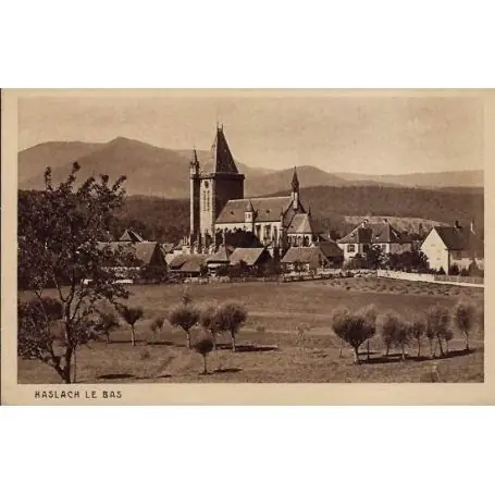 Carte postale 68 - Haslach le bas - Non voyage - Dos divise Must-Have