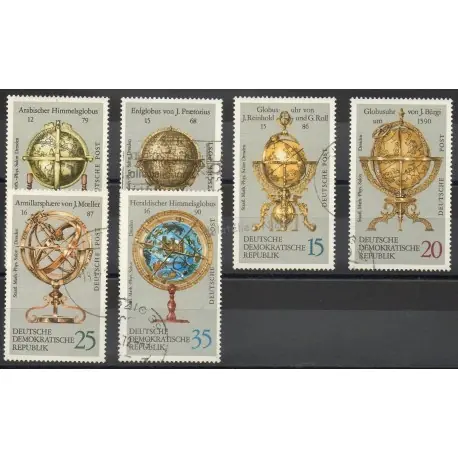 Allemagne orientale (RDA) - 1972- No 1478/1483 - Sciences et techniques - Oblitéré Petit Prix