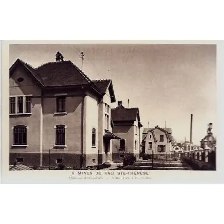 Acheter En Ligne Carte postale 68 - Mines de Kali Ste Therese - Maisons d'employes - Mine Alex a Bollwiller -